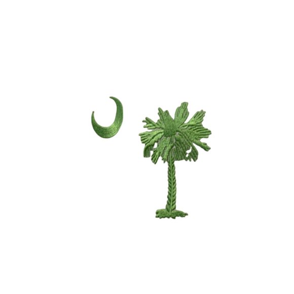 Palmetto Pouches Embroidered Beach Bag - Picture 4 of 5